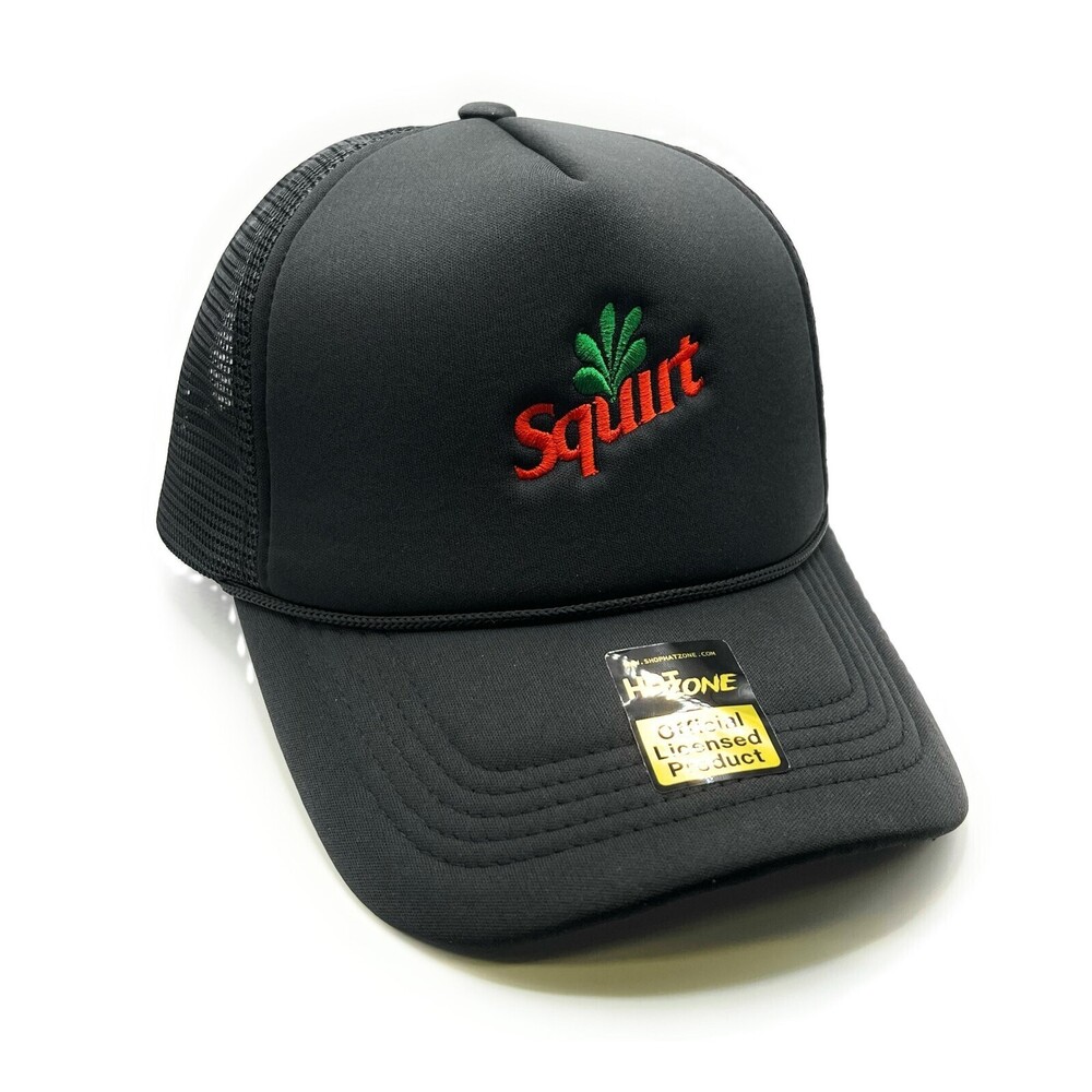 Squirt Soda Mesh Trucker Snapback (Black)